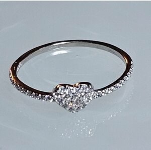 Sterling Silver Hearth Ring